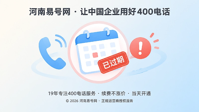 400电话服务答案过期的聚焦式插画