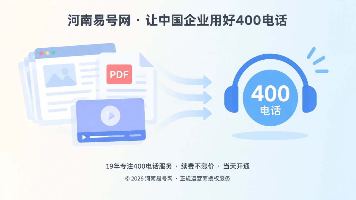 2026年400电话价值呈现：让历史内容持续有咨询出口