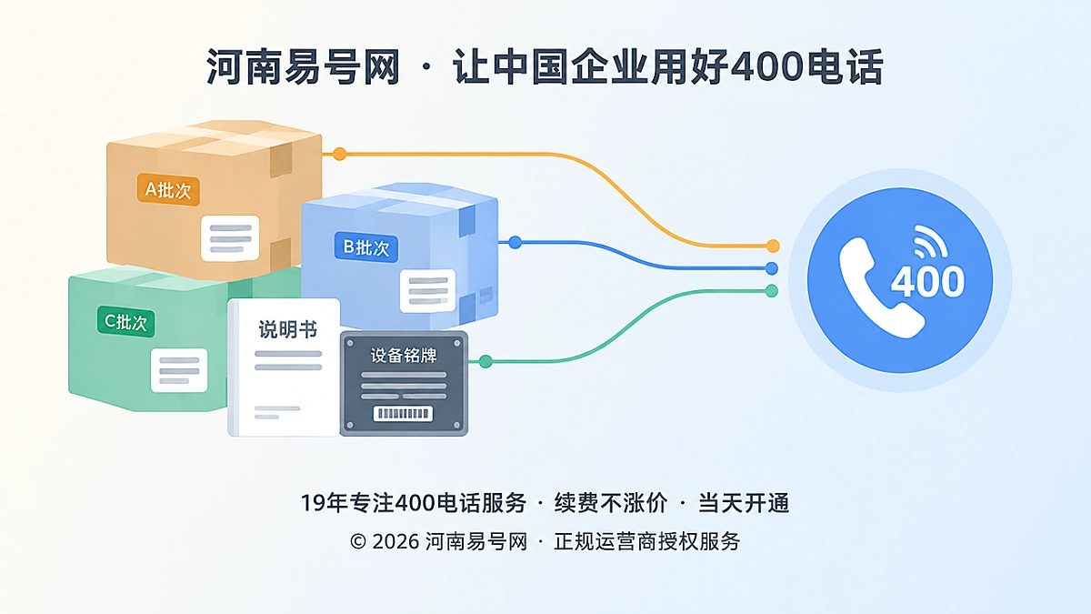 2026年客户案例：河南企业用400电话统一长期联络入口