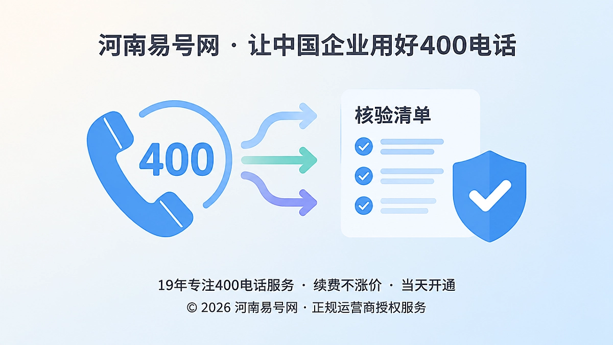 2026年400电话防骗课堂：警惕线路测试暗改接听路由